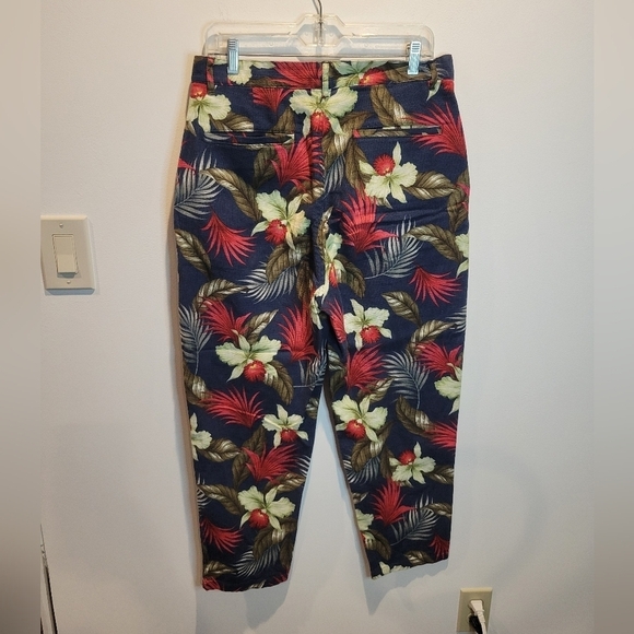 Max n Chester womens size 6 tropical floral cotton pants - Picture 3 of 7